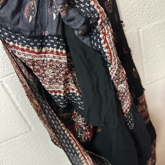 Farm Rio Winter Magic Midi Dress Magia Colorful Boho Size XS Wedding Embroidered - Picture 9 of 11